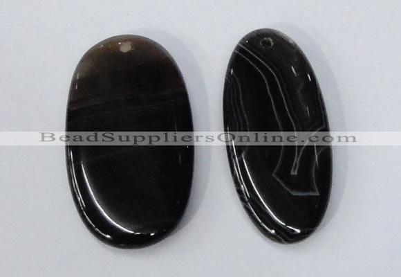 NGP3032 25*50mm – 30*55mm oval agate gemstone pendants