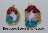 NGP3092 30*45mm – 40*60mm freeform druzy agate pendants