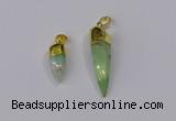 NGP3107 9*20mm – 11*40mm sticks Australia chrysoprase pendants