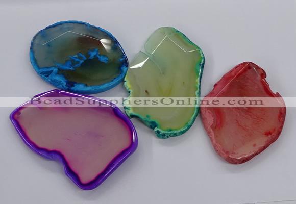 NGP3246 55*65mm - 50*75mm freeform agate slab pendants