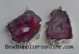 NGP3366 40*45mm - 45*60mm freeform druzy agate pendants