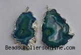 NGP3368 40*45mm - 45*60mm freeform druzy agate pendants