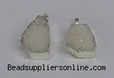 NGP3456 20*30mm - 25*35mm freeform druzy agate pendants wholesale