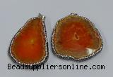 NGP3909 45*60mm - 55*65mm freeform druzy agate pendants wholesale