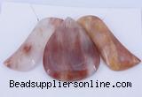 NGP40 Fashion red quartz gemstone pendants set jewelry wholesale