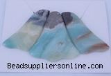 NGP42 Fashion amazonite gemstone pendants set jewelry wholesale