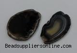 NGP4252 30*50mm - 45*75mm freefrom agate pendants wholesale