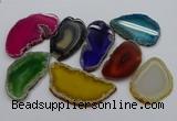 NGP4253 30*50mm - 45*75mm freefrom agate pendants wholesale