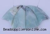 NGP44 Fashion amazonite gemstone pendants set jewelry wholesale