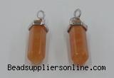 NGP5008 8*30mm sticks red aventurine pendants wholesale