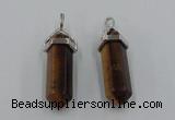 NGP5016 8*30mm sticks yellow tiger eye pendants wholesale