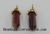 NGP5040 8*30mm sticks mookaite gemstone pendants wholesale