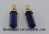 NGP5044 8*30mm sticks lapis lazuli gemstone pendants wholesale