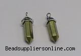 NGP5400 8*30mm sticks pyrite gemstone pendants wholesale