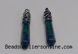 NGP5406 10*65mm sticks synthetic lapis lazuli pendants wholesale