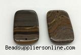 NGP5538 35*55mm rectangle iron tiger pendants wholesale