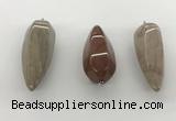 NGP5552 14*40mm - 23*58mm teardrop jade pendants wholesale