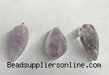 NGP5567 18*40mm - 23*58mm teardrop lavender amethyst pendants