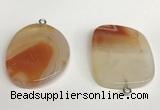 NGP5739 30*40mm freeform agate pendants wholesale