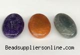 NGP5818 30*50mm oval agate gemstone pendants wholesale