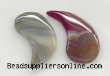 NGP5828 28*60mm wing agate gemstone pendants wholesale