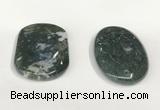 NGP5833 35*55mm oval agate gemstone pendants wholesale