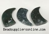 NGP5835 22*55mm - 25*55mm horn agate gemstone pendants wholesale