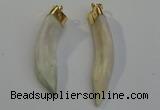 NGP6084 12*60mm – 18*65mm horn wolf tooth pendants wholesale