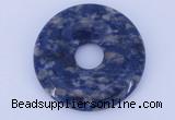 NGP611 5pcs 7*40mm new sodalite gemstone donut pendants wholesale