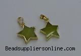 NGP6267 20mm star agate gemstone pendants wholesale