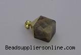 NGP6774 15*22mm cube moonstone gemstone pendants wholesale