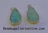 NGP7134 20*30mm - 22*32mm freeform amazonite gemstone pendants