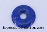 NGP721 5*30mm natural lapis lazuli gemstone donut pendant