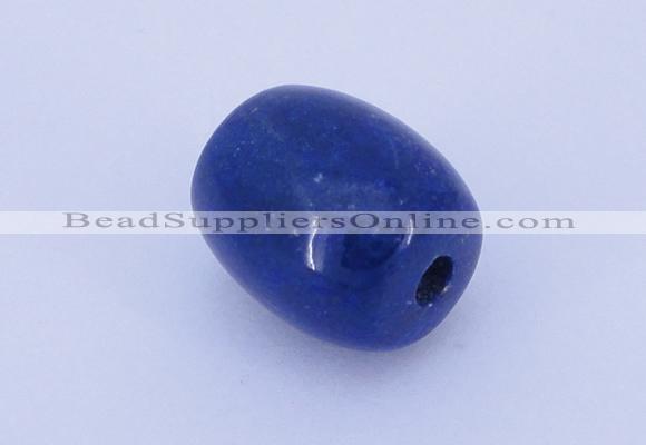 NGP722 13*15mm drum natural lapis lazuli gemstone pendant