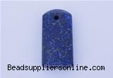 NGP724 14*29mm rectangle natural lapis lazuli gemstone pendant