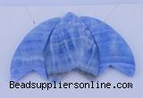 NGP73 Fashion blue lace agate gemstone pendants set jewelry wholesale