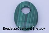 NGP734 20*30mm oval natural malachite gemstone pendant wholesale