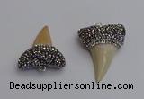 NGP7340 25*35mm - 30*38mm shark teeth pendants wholesale