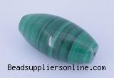 NGP735 18*36mm rice natural malachite gemstone pendant wholesale