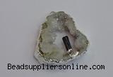 NGP7384 45*50mm - 50*55mm freeform druzy agate pendants