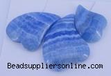 NGP74 Fashion blue lace agate gemstone pendants set jewelry wholesale