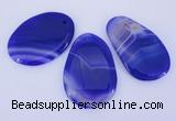 NGP862 5PCS 30-35mm*50-60mm freeform agate gemstone pendants