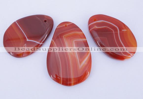 NGP863 5PCS 30-45mm*50-60mm freeform agate gemstone pendants