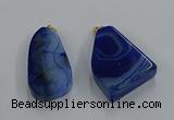 NGP8662 20*40mm - 40*50mm freeform agate pendants wholesale