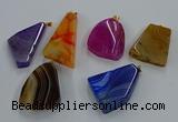 NGP8665 20*40mm - 40*50mm freeform agate pendants wholesale