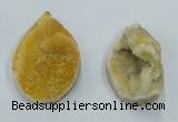 NGP8668 35*55mm - 45*60mm freeform druzy agate pendants wholesale