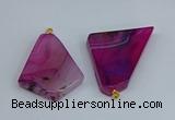 NGP8717 28*38mm - 40*45mm freeform agate pendants wholesale