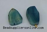 NGP8718 28*38mm - 40*45mm freeform agate pendants wholesale