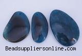 NGP880 5PCS 30-50mm*55-70mm freeform agate gemstone pendants