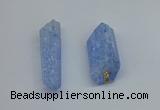 NGP8882 16*38mm - 25*60mm sticks crackle quartz pendants wholesale